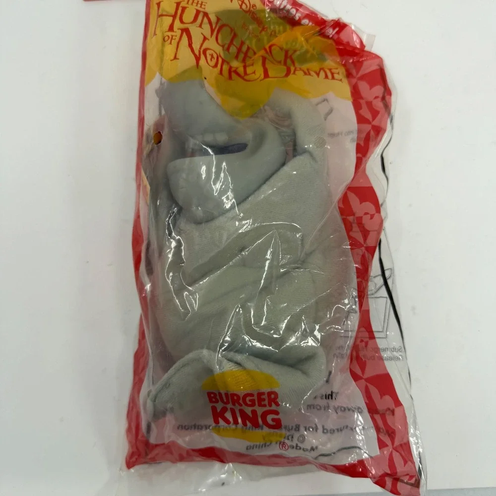 Vintage 1996 Disney Hunchback of Notre Dame Hugo Burger King Mattel Toy Sealed